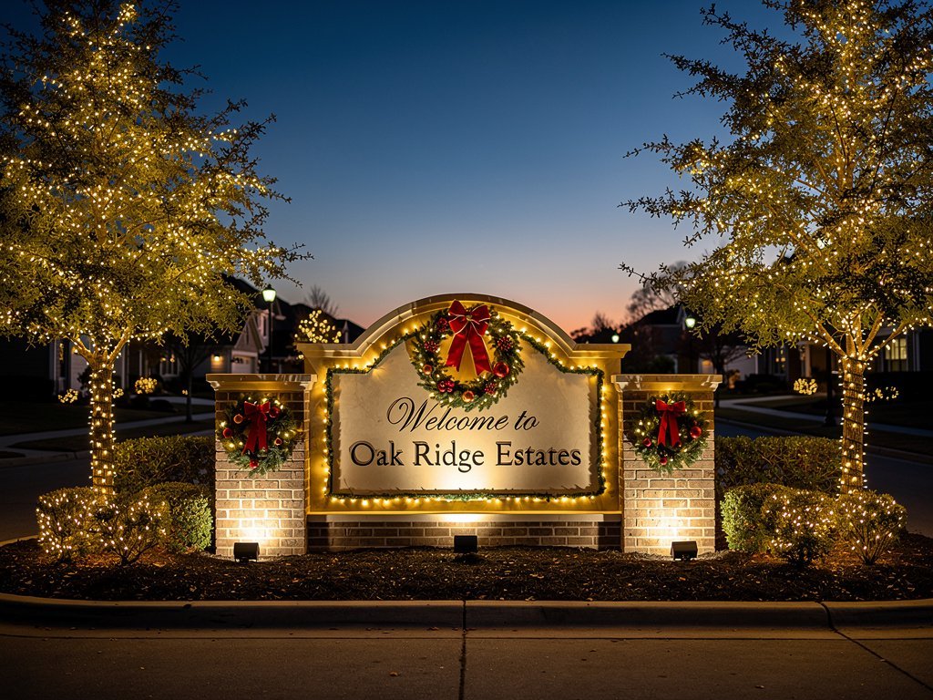 Holiday lighting and decoration installation services in Cypress TX